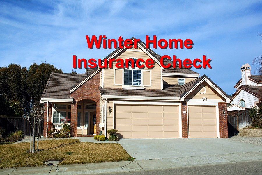 Winter home insurance check before storms