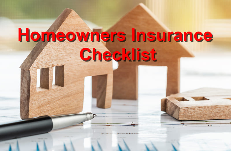 homeowners insurance checklist 2026
